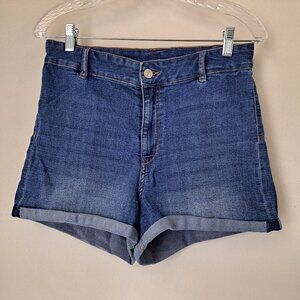 Divided H&M Juniors Jeans Short Blue Color Size  USA14 EUR 44